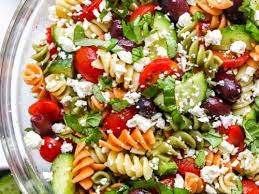 greek pasta salad fresh flavorful