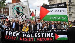 The free palestine movement (arabic: Ahed Tamimi Leads Thousands In London Free Palestine March Europe Haaretz Com