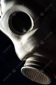el primer plano de una máscara de gas