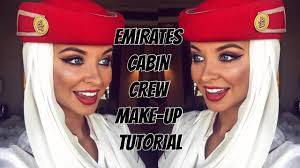 emirates cabin crew makeup tutorial