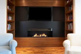 putting an electric fireplace and tv on