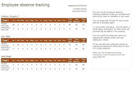 Excel Spreadsheet Attendance Tracking Employee Attendance Tracker