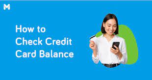 ways to check credit card balance