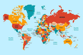 political world map images free