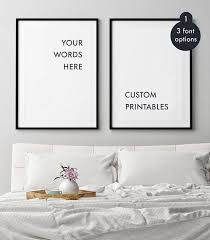 The durable vinyl material will apply easily to any smooth surface and will remove clean. Custom Quote Wall Art Double Quote Print Personalized Quote Print Your Words Here Print Custom Quote Custom Wall Quotes Wall Decor Quotes Trendy Wall Decor