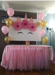 diy unicorn birthday party ideas for