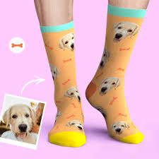 100% personalized socks, custom puppy socks. Myfacesockseu Upload Your Face On Socks Facesockseu