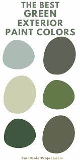The Best Green Exterior Paint Colors