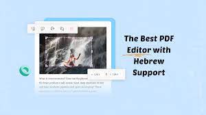 the best pdf editor with hebrew support