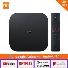 Buy Online Xiaomi Mi Box S Smart TV Box Android 9.0 4K Ultra HD HDR 2G 8G  WiFi Google Cast Netflix Media Player Smart Control Set Top Box ▻ Alitools