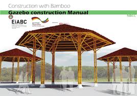 with bamboo gazebo construction manual