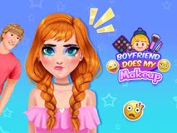 Игра boyfriend does my makeup играть