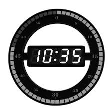 Countdown Led Clock Stylish Wall