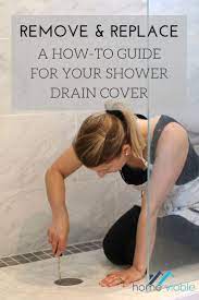How to Remove and Replace a Shower Drain Cover | Shower drain covers,  Shower drain, Drain cover