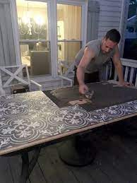 Diy Tile Tabletop Using Merola Tiles