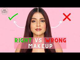 right vs wrong makeup how to do