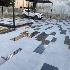 parking floor stone solid surface at