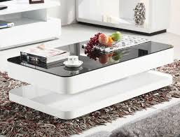 White Glass Coffee Table
