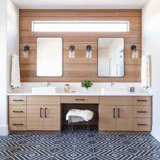 A double vanity by l'epi d'or adds a dose of charm to a small bathroom in french architect jacque grange's paris apartment. 24 Double Vanity Ideas To Try In Your Bathroom