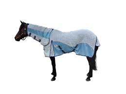 blue cotton combo hybrid ripstop horse