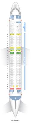 Airbus A320 100 200 Seat Chart Cabin Configuration V1 Seat