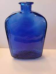 Rare Vintage European Cobalt Blue Glass