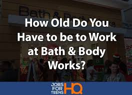 how old do you have to be to work at