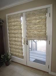 Hobbled Roman Shades On French Doors