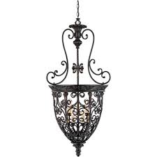 Franklin Iron Works Rubbed Bronze Foyer Chandelier 22 1 2 Wide 9 Light French Scroll For Dining Room House Kitchen Entryway Target