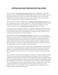 Law School Personal Statement Writing Prompt Ideas