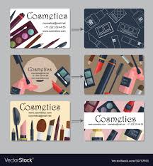 makeup artist business card set