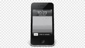 There are two types of instructions for iphone 4. I4 Black Iphone 4 Displaying Slide To Unlock Png Pngegg