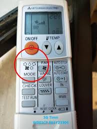mitsubishi aircon remote control w001cp