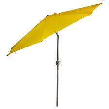 Octagonal Yellow Market Patio Umbrella
