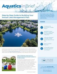 solitude lake management aquatics in