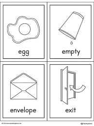 It's the classic abc song with big and small letters.arranged and performed by a.j. Letter E Words And Pictures Printable Cards Egg Empty Envelope Exit E Words Letter E Alphabet Worksheets Kindergarten