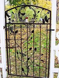 Iron Woodland Garden Gate Decorative