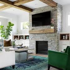 Cabinets Flank Fireplace Design Ideas