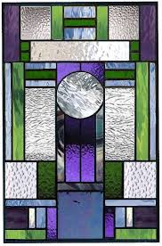 Art Deco Stained Glass Window
