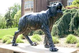 Outdoor Garden Tiger Bronze Animal
