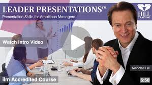 Leader Presentations Hill Training Ltd