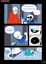 Canon Underswap Blog — Old ass underswap comic I made for a deviant art...