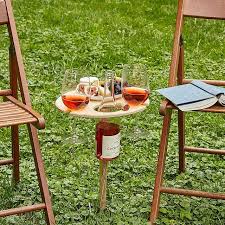 Outdoor Wine Table Picnic Table Wine