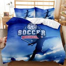 Blue Argentina Soccer Bedding For Boys
