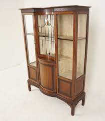 Leaded Glass China Cabinet Display Case