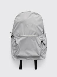 packable backpack silver grey