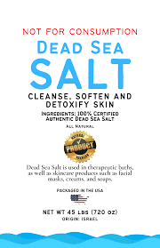 dead sea salt imported from israel
