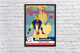 1953 Ohio State Vs Michigan Row One