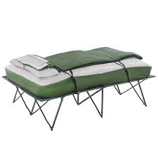 Camping Cot Bed Set With Sleeping Bag
