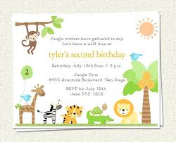 Jungle Birthday Invitations Birthday Party Invitations Jungle Zoo